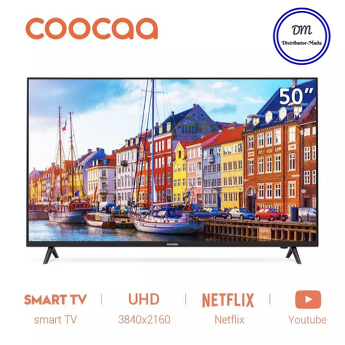 COOCAA LED TV 50 inch 50S3N SMART TV 4K ULTRA HD NETFLIX & YOUTUBE