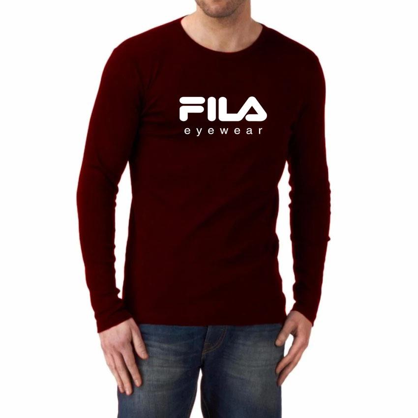 Kaos Pria / Kaos Cowo / Kaos Murah / Kaos Distro / Kaos / Baju / Pakaian Pria / Kaos Lengan Panjang / F1ll4 PREMIUM - Hitam