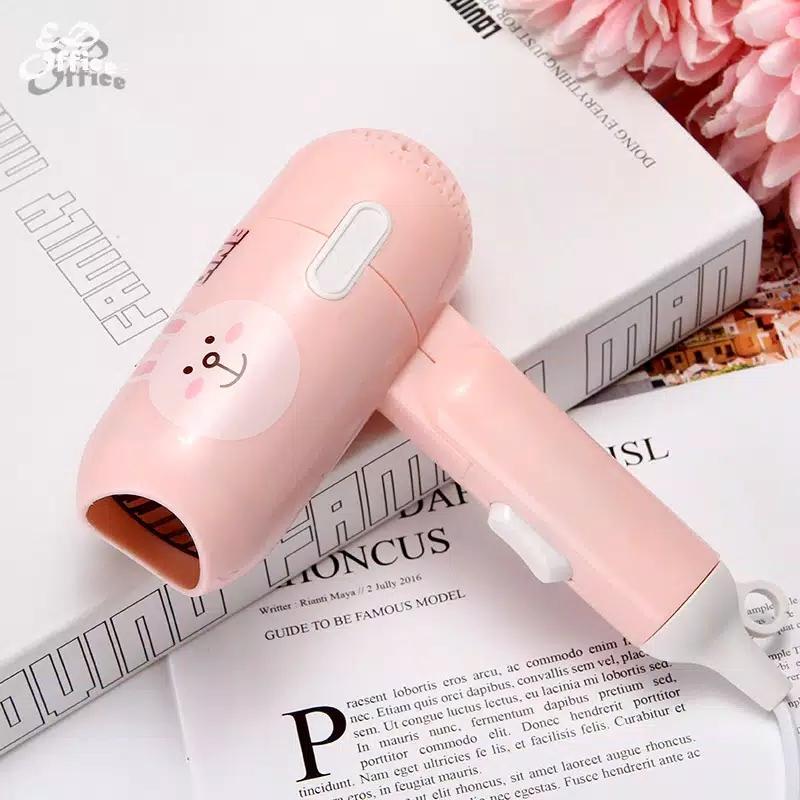Mini Travel Hair Dryer ONYX 938 Doraemon / Alat Pengering Rambut Lipat Disney Line Doraemon Hello Kitty