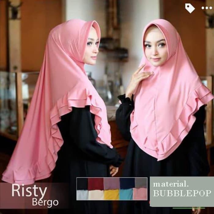 Jilbab Hijab Instan Syar39i Bergo Risty