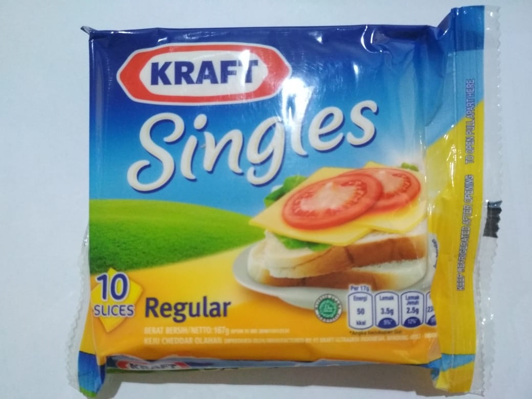 Keju Kraft Singles 10 Slices Regular
