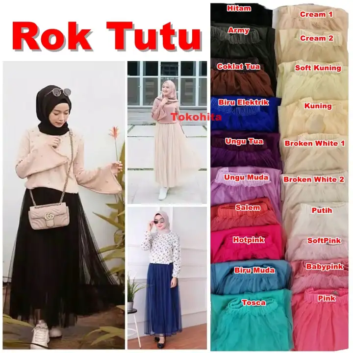 Rok Tutu Panjang Lazada Indonesia