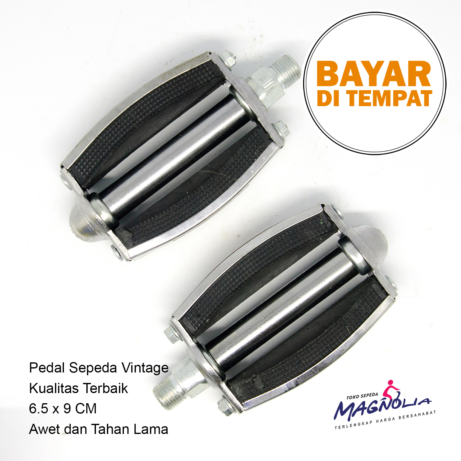 Pedal Sepeda Sepedah Ontel Jadul Kuno Kebo Jengki Bahan Besi As Besar