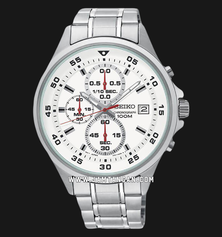 Seiko Chronograph SKS623P1 Men Silver Dial Stainless Steel Strap Jam Tangan  Wanita ORIGINAL | Lazada Indonesia