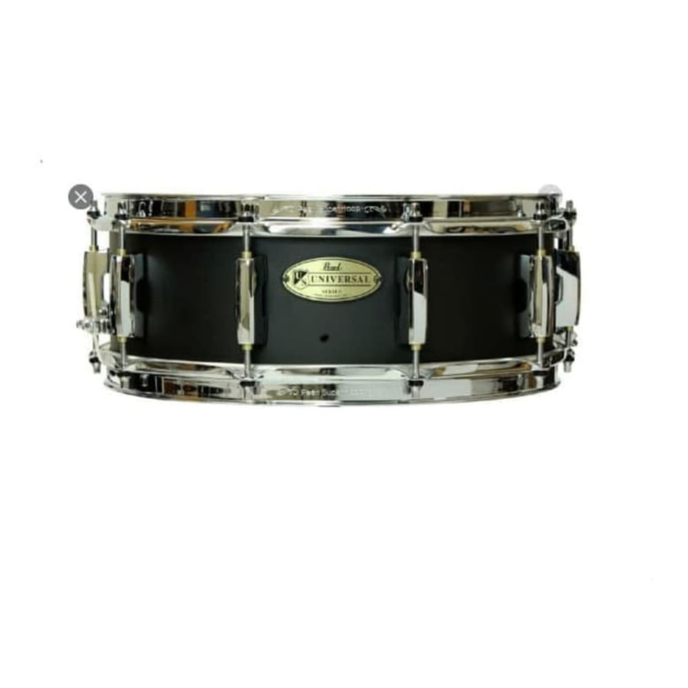 Pearl US1450/K 14x5 snare drum Universal satin Black stell shell