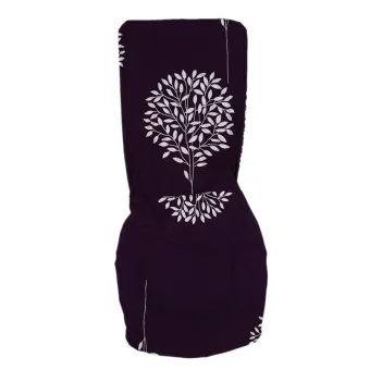 Removable Chair Cover Prints Lavalable Protective Cover For Dining Room Purple Cover Lazada Singapore