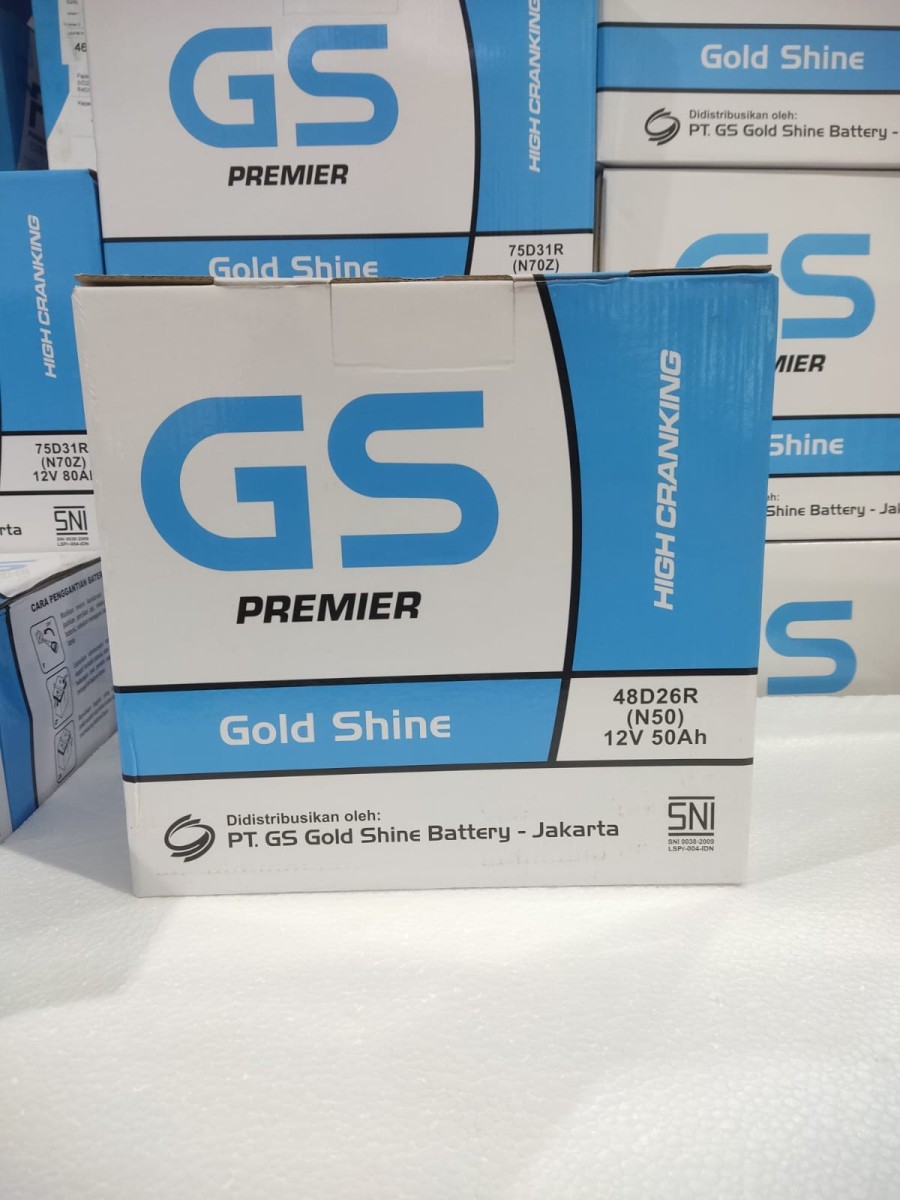 AKI BASAH MOBIL TRUCK FUSO N50 GS GOLDSHINE | Lazada Indonesia