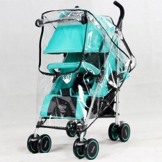 1 PC Stroller Rain Cover Raincoat untuk Stroller Kursi Roda Pram Stroller Aksesoris Universal-Intl
