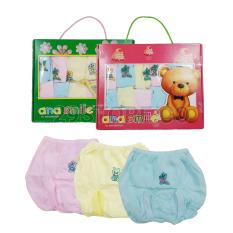 12 Pcs - Celana Pop Kacamata Bayi Newborn Polos