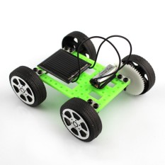 1 Pcs Mini Tenaga Surya Bertenaga Mainan Mobil Merakit DIY Perlengkapan Pendidikan Anak-anak Gadget Hobby Lucu, Warna Hijau: hijau-Internasional