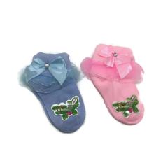 2 Pairs Wonderland Baby Girl Sock Renda Pita - Kaos Kaki Bayi