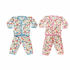 BAYIE - 2 SET MY BABY Setelan Baju Bayi Lengan Panjang + Celana Panjang 100% katun Motif lucu umur 0-6 bulan/baju santai/celana rumah/anak laki-laki/anak perempuan