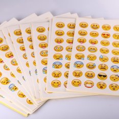 20 Lembar/Pack Emoji Smiley Face Stiker For Notebook Pesan Instagram Guru Stiker Bandung Photo: “anak-anak- INTL