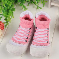 2016 Hot Jual Tinggi Desain Baby Boy GIRL Sepatu Lembut dan Nyaman Anak-anak Pertama Walker Balita Sepatu Moccasins Harga Pabrik Pink-Intl