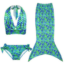 2016 Swimming Renang Girls Anak Putri Duyung Yang Ekornya Renang Baju Pakaian Anak Pakaian Bikini Renang Ment Di Pantai Baju Renang Mengenakan Bayi Hijau
