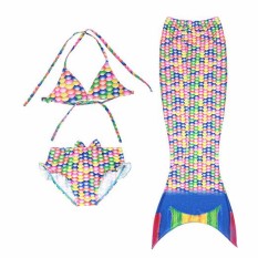 2016 gadis cantik anak berenang renang putri duyung yang ekornya pakaian renang bikini baju renang pakaian renang anak terletak di pantai memakai baju renang bayi berwarna