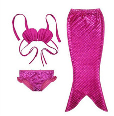 2016 Swimming Renang Girls Anak Putri Duyung Yang Ekornya Renang Baju Pakaian Anak Pakaian Bikini Renang Ment Di Pantai Memakai Yang Renang Baju Bayi (merah)