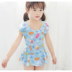 2017 Baru Musim Panas Fashion Anak-anak Cantik Baby Girls Beach Swimwear Anak Girls Swimsuit-Intl