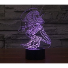 3D Creative Extraordinary man LED light Table lamp Rainbow colortouch bedside Lamps atmosphere colorful desk lamp