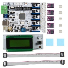 3D printer motherboard kit GT2560 + DRV8825 drive kit + cable + LCD2004 - intl