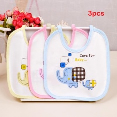 3 Pcs Bayi Cotton Bibs Anak-anak Cute Feeding Handuk Baru Lahir Balita Bayi Bersendawa Kain Handuk Air Liur Celemek Tahan Air-Intl