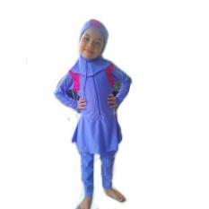 4 5 6 Th BAJU PAKAIAN RENANG JILBAB ANAK PEREMPUAN Celana Panjang