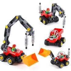 42 Pcs Kreatif DIY 5-In-1 Excavator Blok Bangunan Plastik Besar Bata Mainan Edukatif Bandung Photo: “- Anak-Intl