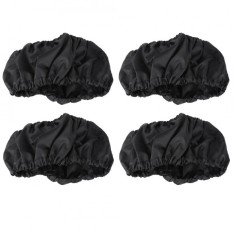 4 Pcs/set Anak Anak Bayi Stroller Roda Perlindungan Sarung Hitam Tahan Debu Aksesoris S-Internasional
