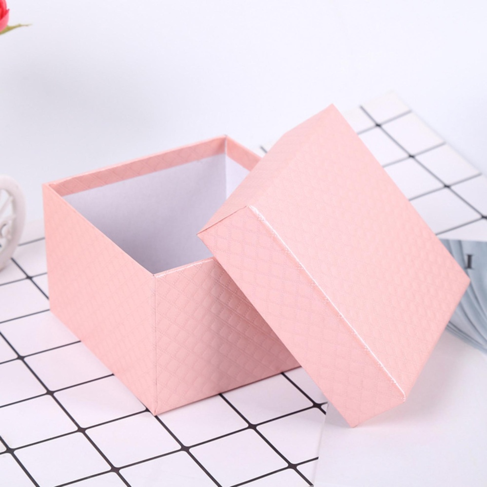 5 Pcs Pesta Pernikahan Favors BAG MINI Besar Square Turquoise Candy Box dengan Tutup untuk Perlengkapan Pernikahan Ulang Tahun Bridal Lovely Kotak Permen dengan Pita Pesta Pernikahan Menyerupai Kotak Hadiah-Intl