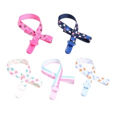 5 Pcs Unisex Baby Pacifier Clip Tumbuh Gigi Pemegang Cincin Modern Desain untuk Anak Laki-laki dan Anak Perempuan-Intl