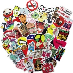 50 Pcs Kartun Berwarna-warni Tahan Air Yang Dapat Dilepas Dapat Skateboard Gitar Kasus Perjalanan Sepeda Motor Mobil Stiker Laptop Stiker Tempel Gaya-Intl