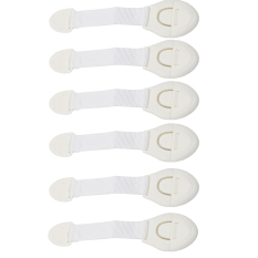 6 Pcs Anak-anak Bayi Bayi Laci Kulkas Lemari Kabinet Aman Kunci Pengaman-Intl