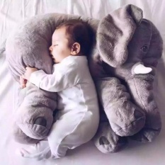 60 Cm Panjang Bayi Lembut Menenangkan Elephant Playmate Tenang Boneka Mainan Bayi Gajah Bantal Plush Mainan Boneka Boneka