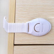 8 Pcs Perekat Bayi Kunci Pengaman untuk Kabinet Pintu Laci Lemari Es-Intl