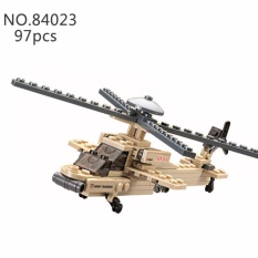 97 Pcs Helikopter Apache Blok Bangunan Set Jigsaw DIY Konstruksi Batu Bata Mainan Bandung Photo: “-Intl