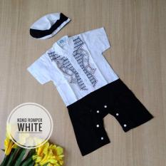 Adora Baby Romper koko Baby White