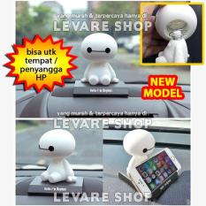 Aksesoris Boneka Per Dashboard Mobil - Kepala Goyang Baymax Lucu