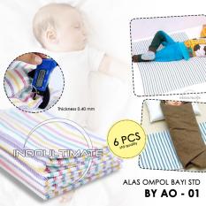 Alas Ompol Bayi 6pcs Strip BY AO-01 / Kain Alas Diapers Ompol Baby / Perlak Bayi / Tatakan Alas Popok / Pakaian Bayi / perlengkapan bayi / baju bayi