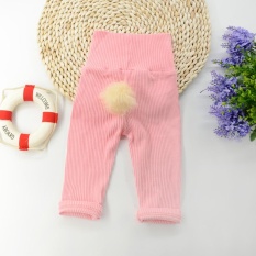 Musim Gugur 2017 Anak-anak 0-1-2 Tahun Bayi Bola Rambut Imut Legging Musim Dingin Celana Anak Laki-laki Bayi Celana Pendek Perempuan Anak-anak Celana Imut