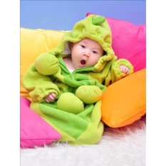 B2W2 Kid's Wear - Beans Sleeping Bag - Bedong Instan bentuk Kacang Polong Selimut Bayi Baju Bayi Perlengkapan Bayi Newborn Baju Unik Bayi