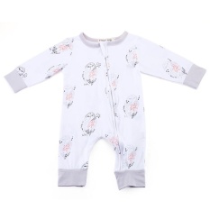 Pakaian Bayi Owl Printing Pola Satu Potong Pakaian Memanjat-Intl