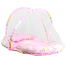Baby Cradle Bed Nyamuk Serangga Bersih Bayi Cushion Mattress dengan Bantal-Intl