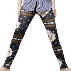 Baby Girls Deers Leggings Kids Kartun Arrow Celana untuk 90-130 Cm-Intl