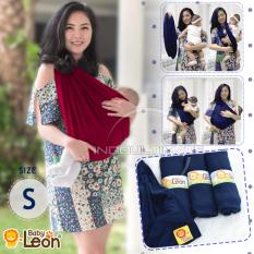 BABY LEON GENDONGAN Bayi Kaos/Geos/selendang Bayi Praktis BY 44 GB Polos Ukuran S - Maroon