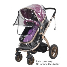 Baby Stroller Aksesoris Universal Waterproof Rain Cover Wind Perisai Debu untuk Kereta Bayi Kursi Dorong Kursi Roda Parm-Intl