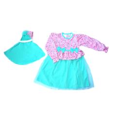 Baby Talk - Mi angel Gamis Korea - Dress Muslim Ala Korea Untuk Bayi dan Anak - Dress Bayi Dress Muslim Dress Anak Baju Muslim Gamis Bayi