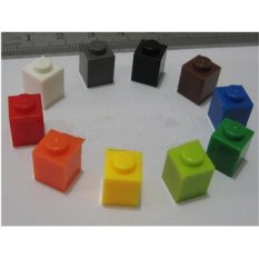 Mainan Bayi 12 Warna 120 Pcs Batu Bata 1mm * 1mm DIY Enlighten Block Kompatibel dengan International Batu Bata Merakit Bata Blok Mainan-Intl