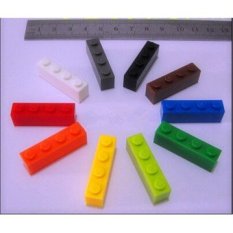 Mainan Bayi 12 Warna 120 Pcs Batu Bata 1mm * 4mm DIY Enlighten Block Kompatibel dengan International Batu Bata Merakit Bata Blok Mainan-Intl