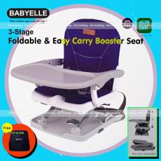 Babyelle 3-Stage Foldable Booster and Easy Carry Booster Seat - Kursi Makan Anak - Biru