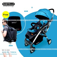 Babyelle Stroller S-939 New Avio RS With BagPack - Baby Elle - Kereta Dorong Bayi + Tas Ransel - Biru Tosca